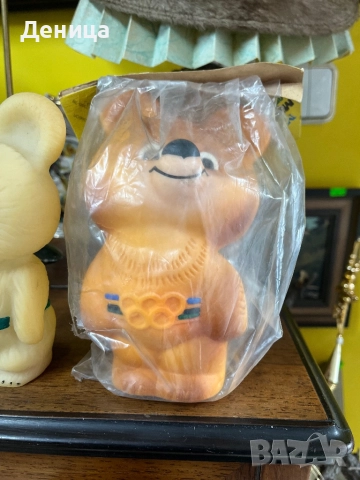 Гумени Миша Бял-16 см Цена-15 лв/7.67€  Жълт-18 см с оригиналната си опаковка Цена-45 лв/23€, снимка 2 - Други - 52854388