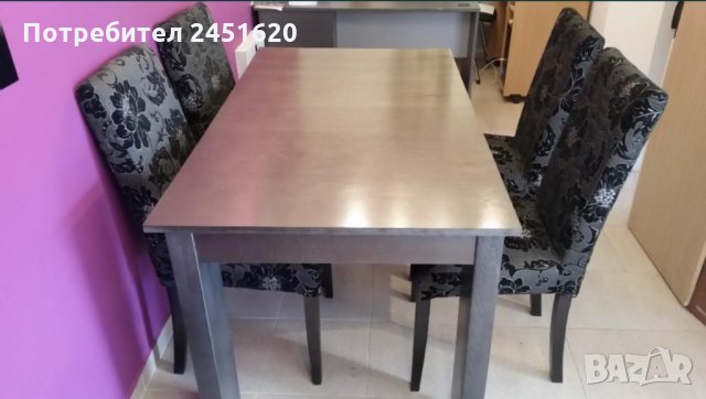 Продавам маса със столове, снимка 2 - Маси - 32733154