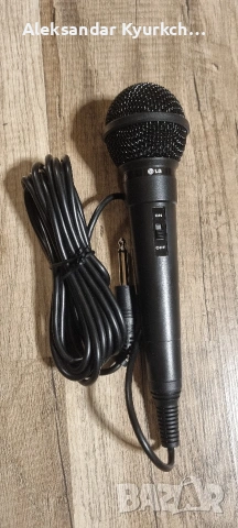 динамичен кабелен микрофон караоке аксесоар LG