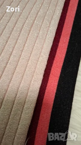 ИЗКЛЮЧИТЕЛНО КРАСИВА блестяща пола фино плетиво , снимка 3 - Поли - 49683068