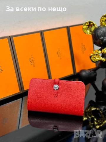 Hermes Дамско Портмоне Естествена Кожа Хермес - Налични Различни Цветове Код E923, снимка 8 - Портфейли, портмонета - 51940227