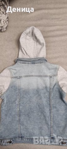 Дънково яке за момиче на 10-11 г., снимка 2 - Детски якета и елеци - 40051986