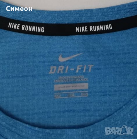 Nike DRI-FIT оригинална тениска 2XL Найк спортна фланелка спорт фитнес, снимка 3 - Спортни дрехи, екипи - 37990496