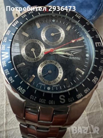 Оригинален Субару рали часовник, снимка 8 - Мъжки - 43293005