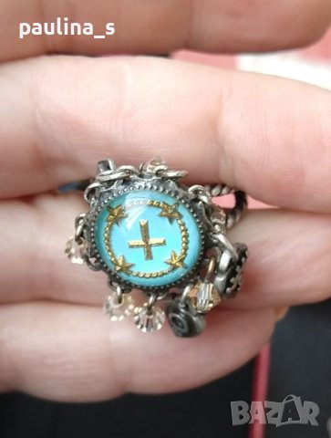 Сребърен пръстен против уроки "Konplott" ❤️, снимка 6 - Пръстени - 40831563