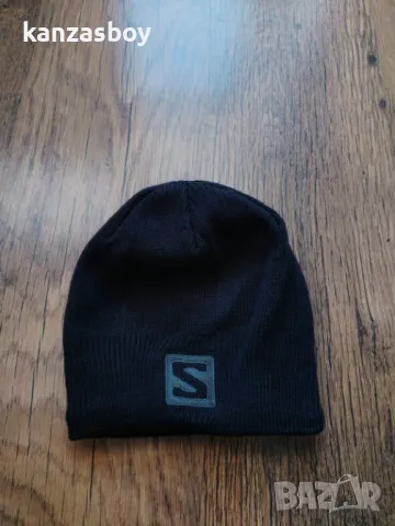 Salomon LOGO BEANIE - страхотна зимна шапка , снимка 6 - Шапки - 49226814