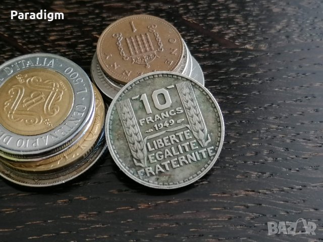 Монета - Франция - 10 франка | 1949г., снимка 1 - Нумизматика и бонистика - 32330648