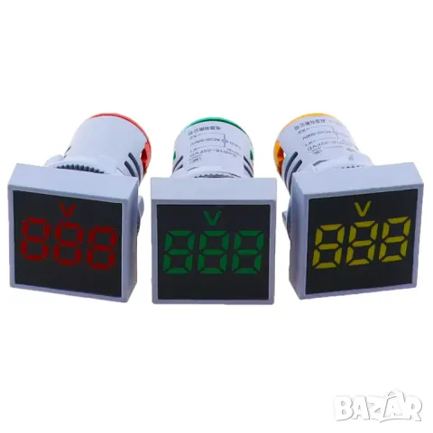 Волтметър за променлив ток 60-500V, снимка 3 - Друга електроника - 48210352