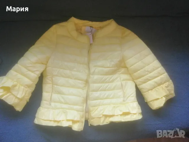  Ново модерно и кокетно якенце в патешко жълто с ръкав 7 /8.Сезон Пролет-Есен 2024 , снимка 8 - Якета - 43789906