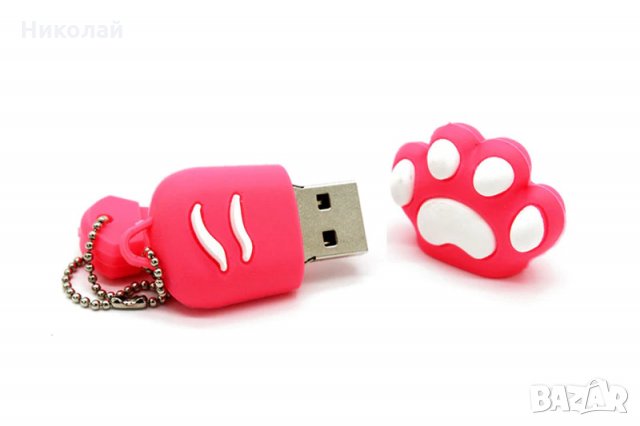 Флашка 32 гб Котешка лапа , котка USB , флаш памет, снимка 9 - USB Flash памети - 26557502