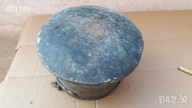 бакърен кован възрожденски бакър, котел, казан за курбани, снимка 17 - Антикварни и старинни предмети - 48524297