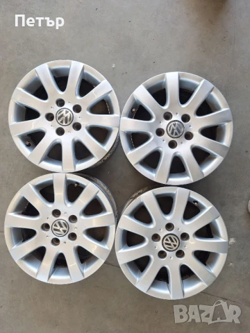 ОРИГИНАЛНИ АЛУМИНИЕВИ ДЖАНТИ ЗА ФОЛСВАГЕН -5Х112Х57-15 цола