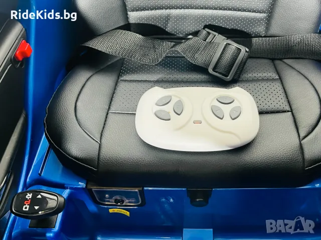 Mercedes CLA 45 S AMG 12V – Детска акумулаторна кола, Синя, EVA гуми, 4x4, снимка 9 - Детски велосипеди, триколки и коли - 49731301