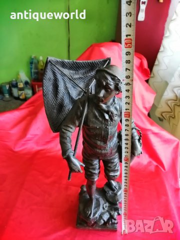 ROUSSEAU Стара Авторска Скулптура ,Статуя ,Фигура, снимка 8 - Антикварни и старинни предмети - 37169698