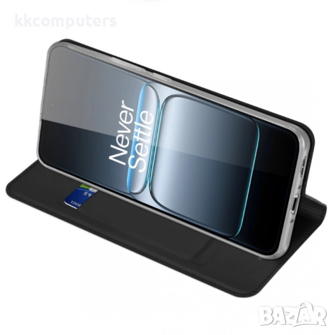 Кожен калъф DUX DUCIS Skin Pro с портфейл и стенд за OnePlus Ace 5 Ultra 5G / Nord 5 5G Черен /Тъмно, снимка 6 - Калъфи, кейсове - 51919072