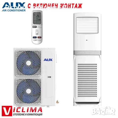 Трифазен колонен климатик Nippon NFGD-48HRFN8-Q/ NOE30U-48HFN8-R, 48 000 BTU, Клас А++, снимка 12 - Климатици - 51915028