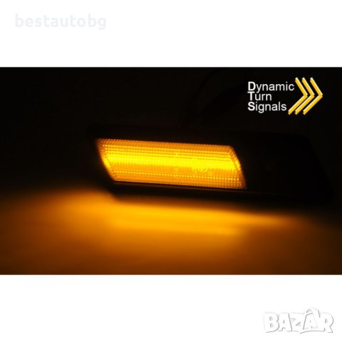 Диодни мигачи за BMW E32 / E34 / E36 (1987-1996) Бели, снимка 2 - Аксесоари и консумативи - 43625388