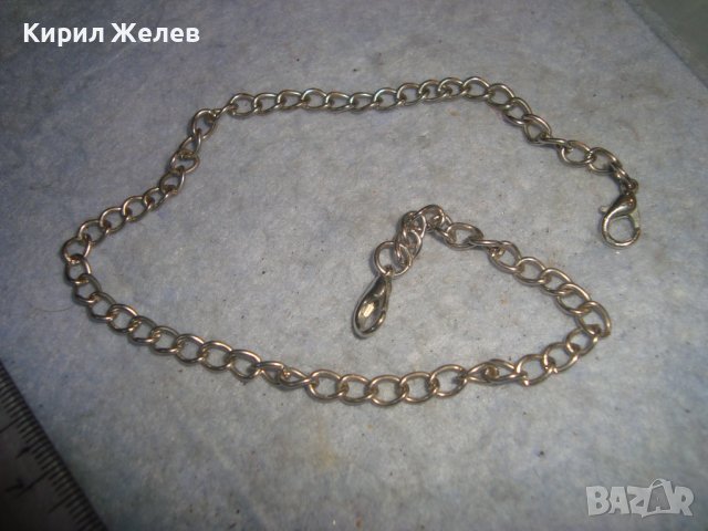 СТАРА ВЕРИЖКА СТОМАНЕНА ПОСРЕБРЕНА - ЛАНЧЕ СИНДЖИРЧЕ КЮСТЕК 29086