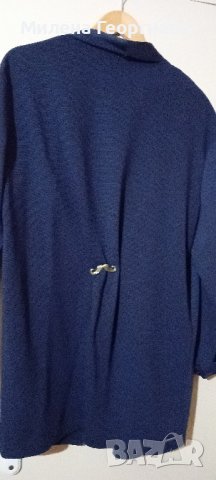 Удължено сако, тъмно синьо, р-рХЛ/2ХЛ, снимка 4 - Сака - 43114315