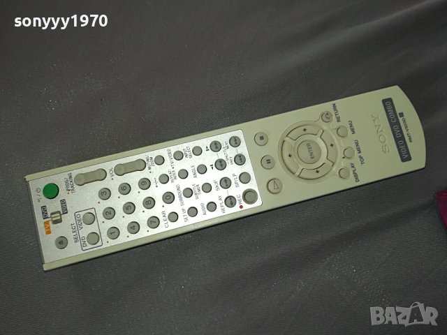 SONY DVD VIDEO REMOTE-COMBO 2004231113, снимка 1 - Дистанционни - 40423186