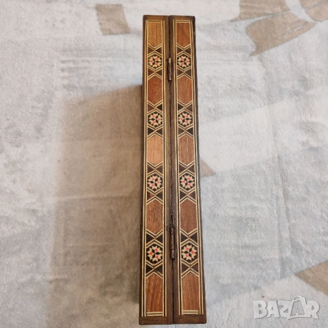 Ръчно изработена дъска за дама, табла, шах. , снимка 7 - Шах и табла - 52456051