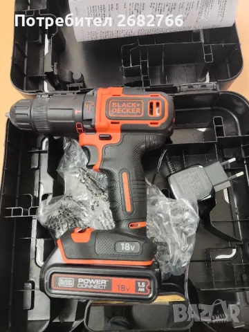 акумулаторен винтоверт black+decker bdchd18k