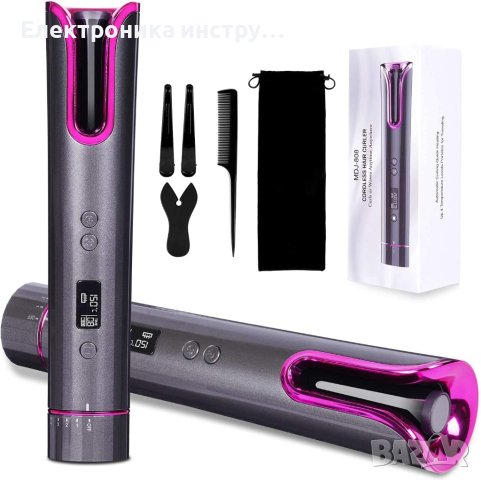 Автоматична-въртяща маша за коса за къдрици, снимка 5 - Маши за коса - 43165699