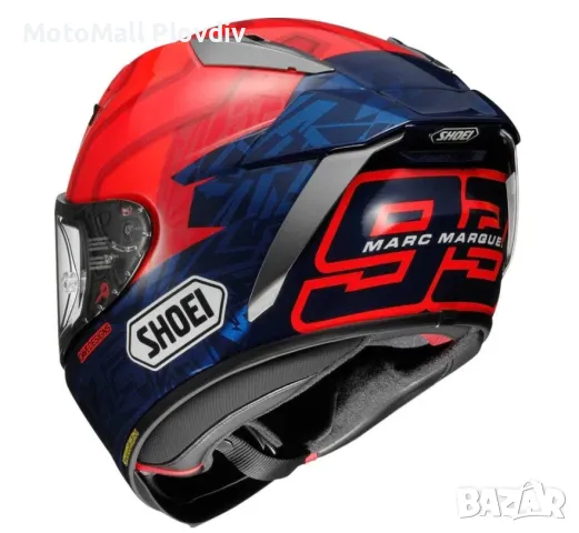 ПРОМО! Каска Shoei X-SPR PRO Marquez7 TC-1, снимка 4 - Аксесоари и консумативи - 49225090
