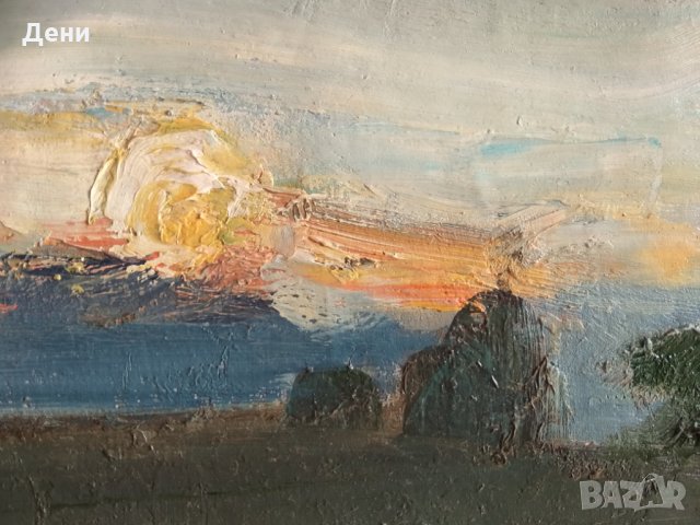 Картина "Пейзаж от Генуа", снимка 4 - Картини - 26899518