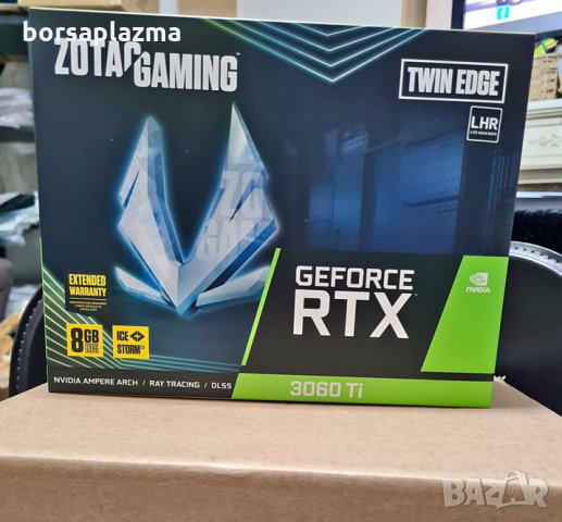 ZOTAC GAMING GeForce RTX 3060 Ti Twin Edge White Edition, 8192 MB GDDR6X, снимка 2 - Видеокарти - 34883814