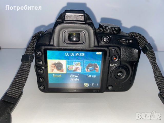 Nikon D3100 18-55 като нов, снимка 3 - Фотоапарати - 40048953