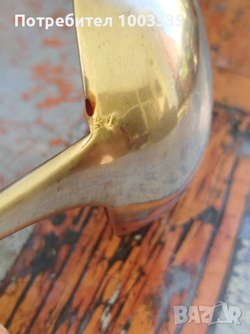 Сребърен черпак , снимка 4 - Антикварни и старинни предмети - 51795561