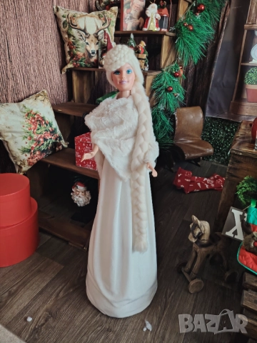 Кукла Снежанка за голям Дядо Коледа , снимка 4 - Декорация за дома - 52499828