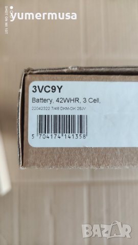 Нова батерия за Dell Latitude-модел 3VC9Y, снимка 3 - Батерии за лаптопи - 40185703