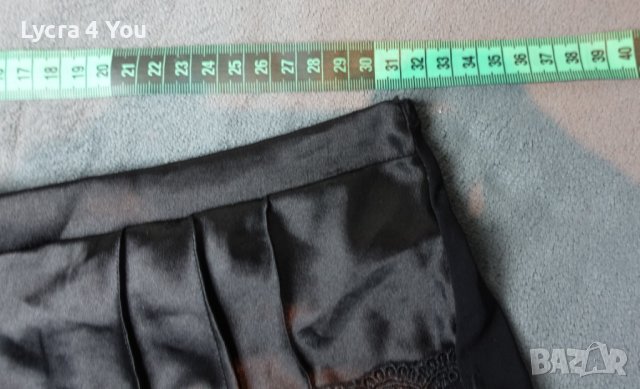 М размер черен полу-боксер/бикина със сатен отпред и тюл отзад, снимка 11 - Бельо - 38442274