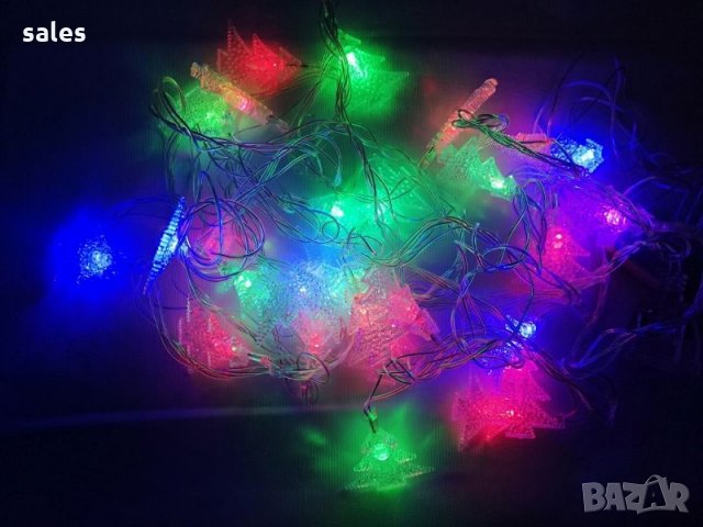Коледни LED светлини, елхички, снимка 3 - Други стоки за дома - 27057973