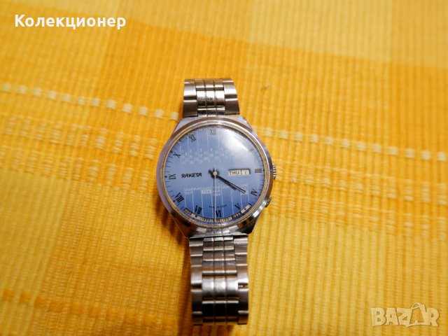 Рядък, колекционерски часовник Ракета - СССР.Вечен календар., снимка 1 - Мъжки - 32464330