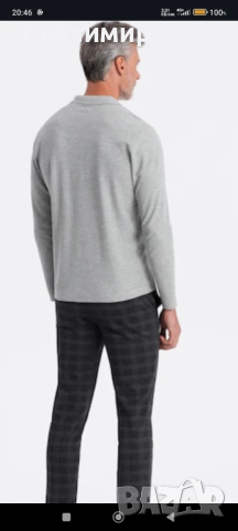 Блуза Ombre - сив и черен цвят (нови, с етикет), снимка 2 - Блузи - 52310174