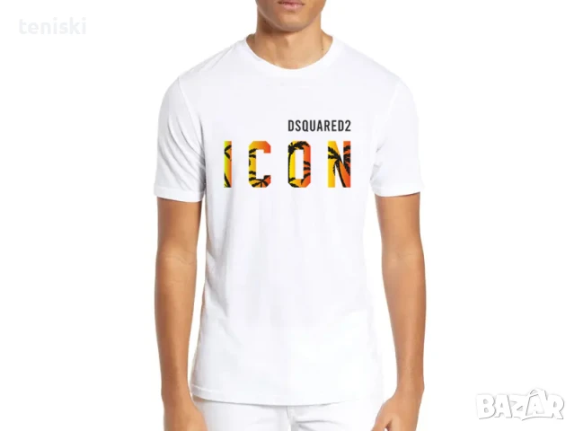  Мъжка тениска DSQUARED2 icon Принт Модели и размери , снимка 6 - Тениски - 28696406