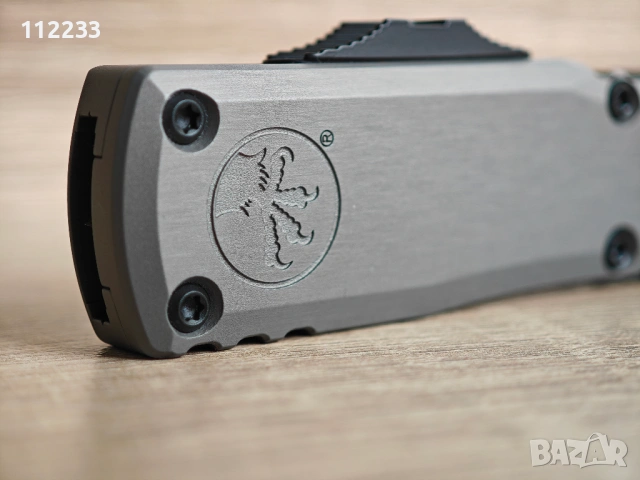 Microtech Ultratech Gen III ZBP Auto OTF Apocalyptic Plain Dagger Natural Clear Aluminum 1122-10APNC, снимка 3 - Ножове - 53590320