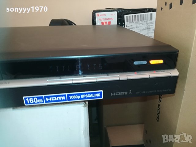 sony rdr-hx680 dvd recorder hdd/dvd/usb/hdmi 1204211813, снимка 8 - Плейъри, домашно кино, прожектори - 32521534