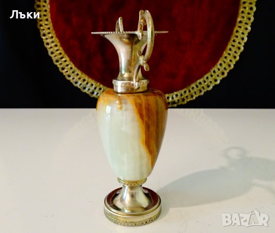 Ваза,амфора,свещник,оникс и бронз. , снимка 2 - Вази - 37369698