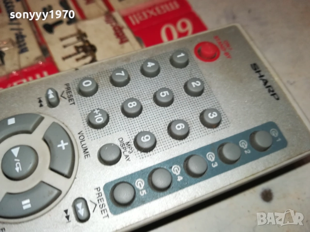 SHARP RRMCGA014SJSA AUDIO REMOTE-ВНОС SWISS 3011251637, снимка 16 - Други - 52593697