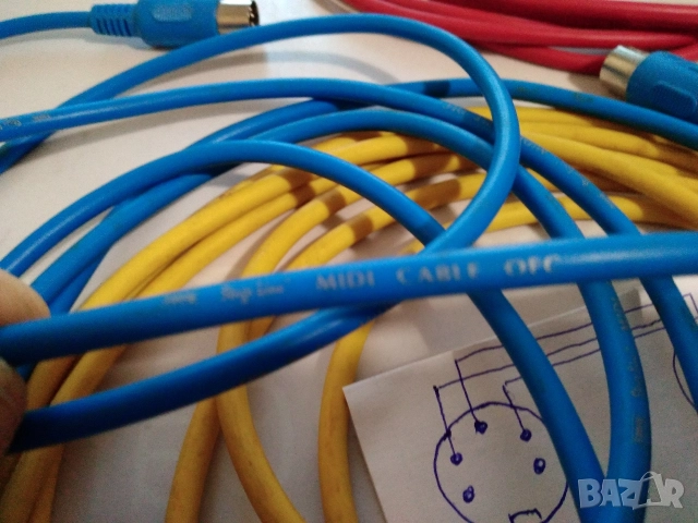 Кабел MIDI /петица/, снимка 6 - Друга електроника - 52598969