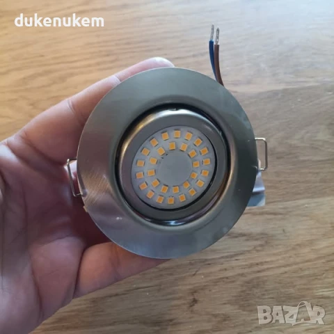 НОВИ! LED лунички за вграждане 6W, топла светлина, 6 бр/к-кт, снимка 9 - Лед осветление - 50487081