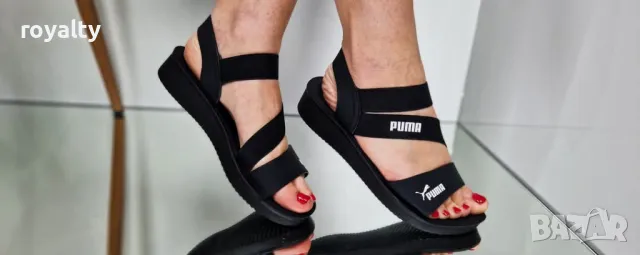 Puma черни дамски сандали 