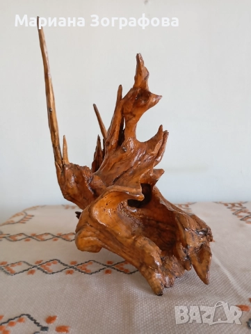 Авторски скулптури 7 бр., - пластика от дърво, ръчна изработка, уникати, 1987-1988 г., снимка 17 - Антикварни и старинни предмети - 47820573