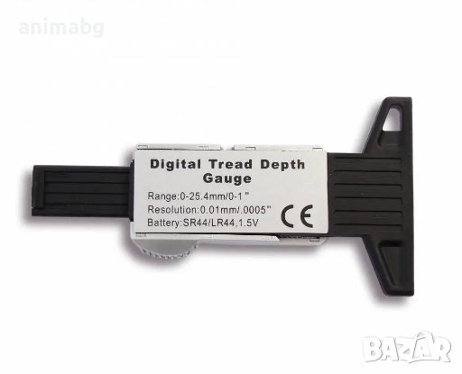 ANIMABG Цифров дълбокомер уред за измерване дълбочината на грайфера на гума за кола мотор камион и д, снимка 3 - Друга електроника - 44066496