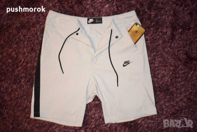 Nike Tech Men's Woven Shorts Light Bone Sz 34 / #00122 /, снимка 3 - Къси панталони - 37075151
