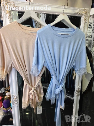 Туника с дантела и коланче